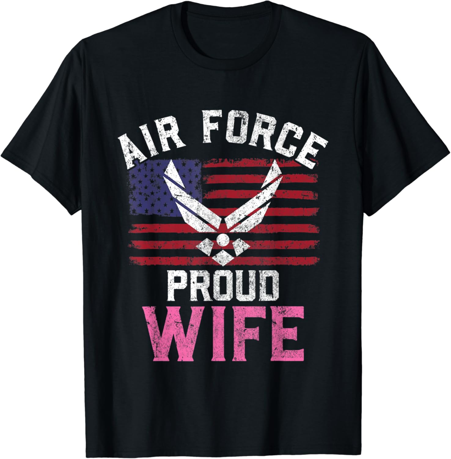 Amazoncom proud air force wife tshirt american flag veteran gift Amazoncom proud air force wife tshirt american flag veteran gift